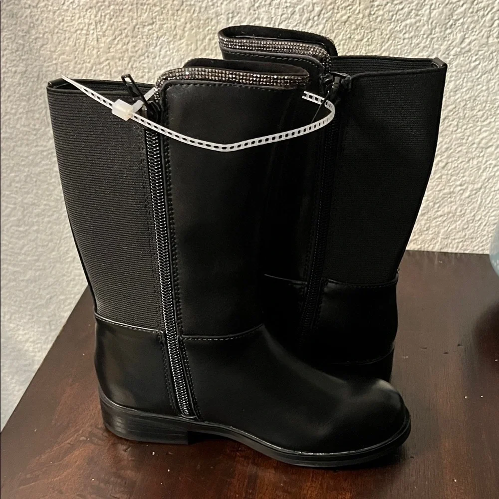 Steve Madden Kids Black Boots